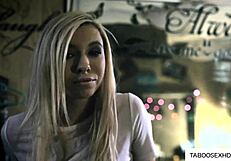 blonde stepsister's rough fuck contrasts her horny innocence