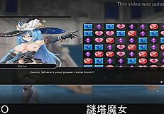 mysterious tower witch in fantasy anime game