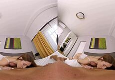 Smoking Hot Czech Brunette Slut Rides and Doggystyles in VR