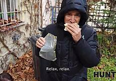 I explore her in the shower with hunt4k