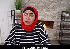 Horny stepson teaches Lilly Hall blowjobs