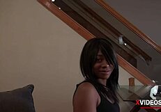 Pink diamond enjoys a casual chat about her curves