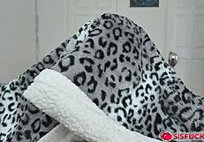 Katie Suggestively Rides And Bounces On Pervy Stepbro's Cock Until He Cums