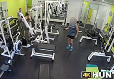 Ginger Teen Beauty Plowed In Gym