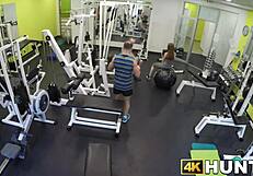 Ginger Teen Beauty Plowed In Gym