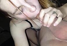 Cyndi delivers an amazing POV blowjob experience