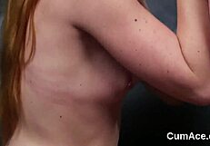 Peculiar PEACH GETS SPERM LOAD on FACE GULPING ALL SEMEN