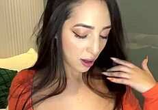 lis is just chilling, showing off her brazilian pussy on webcam for fans