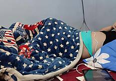 Pregnant Woman Deepthroats Dildo In Toy Play Session