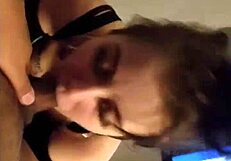 Slut Sucking Cock In Intense Blowjob Session With Deep Throating And Swallowing