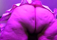 chubby transsexual bbw with big tits and ass gets anal fucked and cumshots in pov