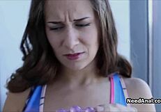 i discovred gfs sis playin with anal toys