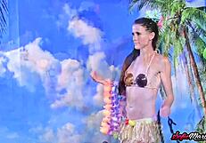 Milf Sofie Marie Rides Hard Cock with Loud Moans. Her Natural Tits Bounce Wildly.