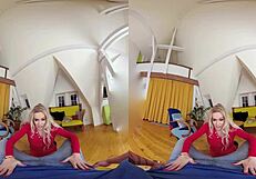 Fuck that blonde with huge boobs!