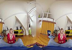 Fuck that blonde with huge boobs!