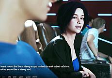 AOA Academy 66: Cute Blonde Babe Jenny Shows Off Her Big Tits and Ass in POV.