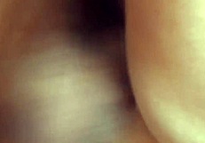 Intense moaning during passionate sex in the kitchen