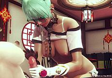 In a quiet room, the Japanese girl receives a sensual massage that turns into masturbation.