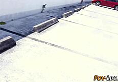 Hey, wanna see this POV booty teen get bent over and creampied by a monster cock?