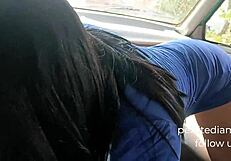 Ever had a coworker surprise you with a quick blowjob in the van?