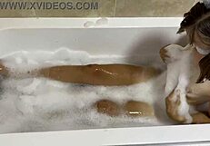 Singing in the bath with a relaxed and naked vibe