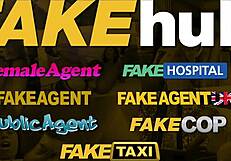 I watched this petite blonde get down and dirty in the fake taxi