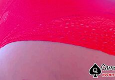 Massive Married Ass on Display in Tight Close-Up View