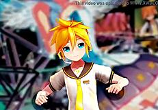 Go bananas with erotic anime hentai banana play