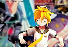 Go bananas with erotic anime hentai banana play