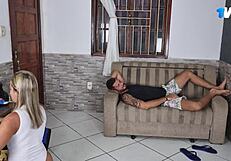 Yo, I pretended to clean my neighbor’s house just to give him my ass!