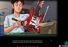 Redhead Neighbor's Big Tits Amaze in Summertime Saga 53!