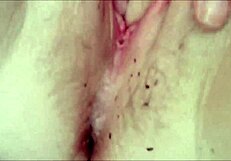 stunning milf caught masturbating outdoors in a closeup view