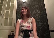 Japanese Babe Miku Chan’s First Homemade Blowjob and Cumshot