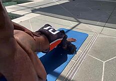 Ebony Thot Gets Fucked For Team Spot