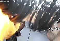 The Latina Ebony Babe Sucks Cock In Deepthroat Session.