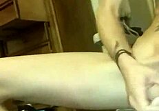 i squirt all over the chair with my big tits