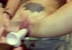 i squirt all over the chair with my big tits