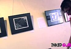 Inked Gurlz story unfolds with MILF and teen 18+ lesbian duo Dixon Mason and Eve Minax