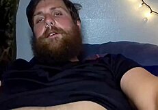 Secretly gay redneck friend cheats with intense close-up cum
