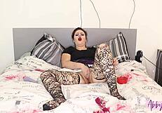 Milf's unforgettable Halloween party memories during masturbation