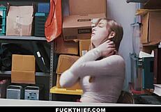 Teen Strips Down to Bang Alert Security Guard