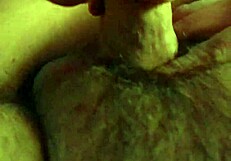 wife sucking his cock in amateur blowjob scene 😏