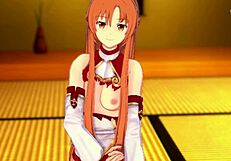 Asuna Commands Jerk Off With Pussy Play And Cum Countdown!
