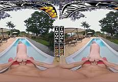 i feel britt blair's small tits bounce as she's fucked hard in virtual reality