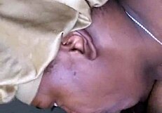 ebony bonnet, suck that cock hard from the side!