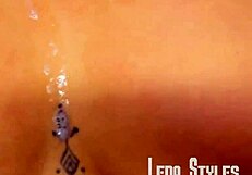 Latina celebrates happy halloween naked