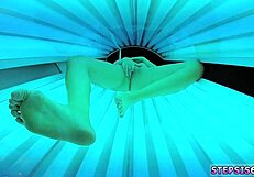 i squirt while masturbating and riding dildo with my annoying stepbro in taboo fun