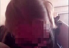 i watch my girlfriend's private sextape with kissing and oral