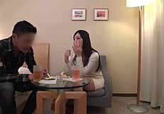 Feeling wild with this Asian babe giving an intense blowjob using toys.