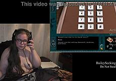 Naked Scarlet Hand Play in Game Part 3